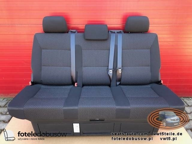 Bench rear triple seat VW T5 T6 Kutamo Multivan Caravelle