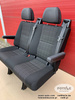 Seat Mercedes Sprinter W906 rear double bench seat with armrests isofix TUNJA