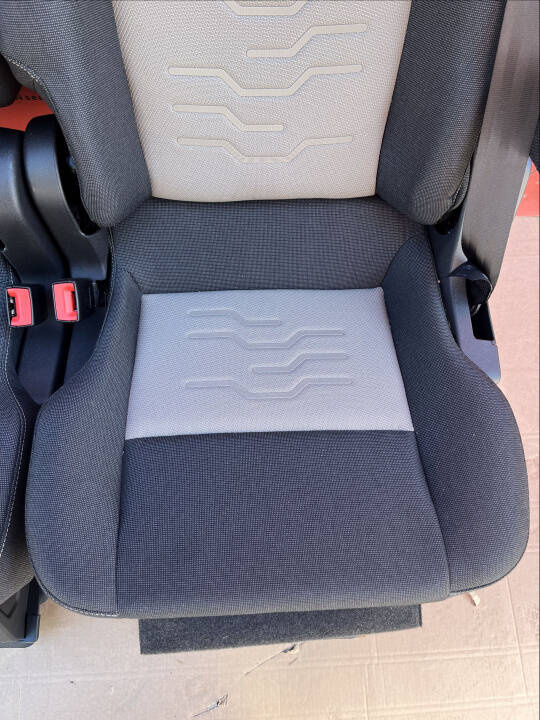 Seat Ford Transit Custom Kombi bench rear seats double single 2nd row RHD ECKO