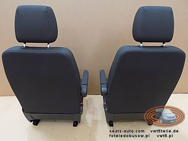 Seats seat set VW T6 T5 double front AUSTIN armrests comfort driver passenger