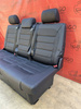 Bench rear triple seat VW T5 T6 titan black leather Multivan Caravelle t5