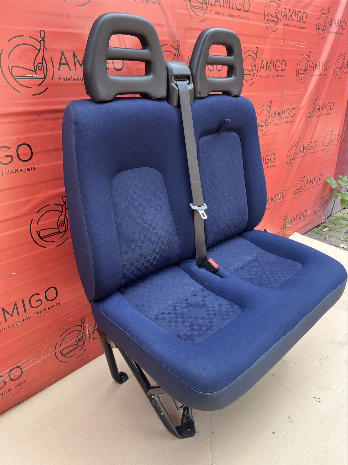 Seat Fiat Ducato Boxer Jumper Relay double front bench cupholder passenger LHD