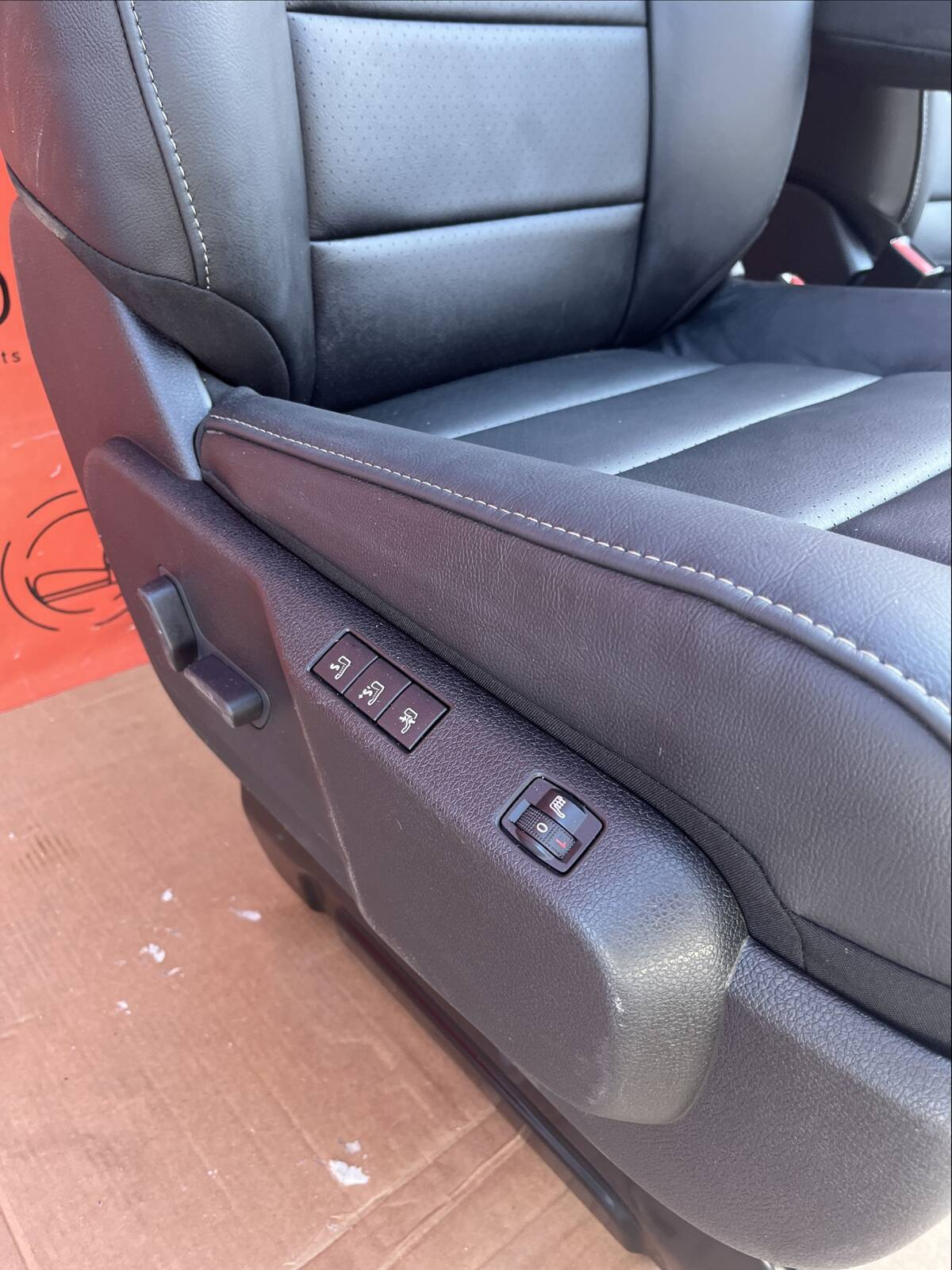Front passenger driver seats leather Peugeot Traveller Proace Spacetourer Expert Jumpy Zafira Vivaro Scudo