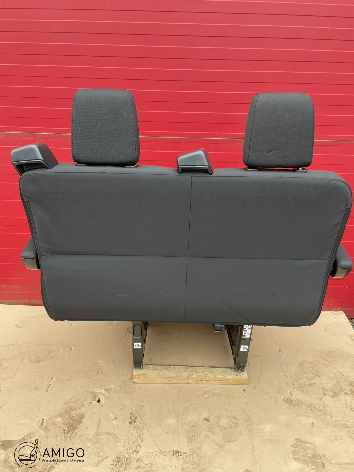 Seat Mercedes Sprinter W907 rear double bench MATURIN isofix with armrests
