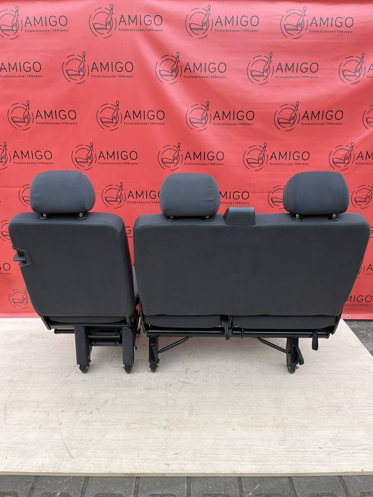 VW T5.1 T5 Bench rear double single seat TASAMO 2nd row RHD