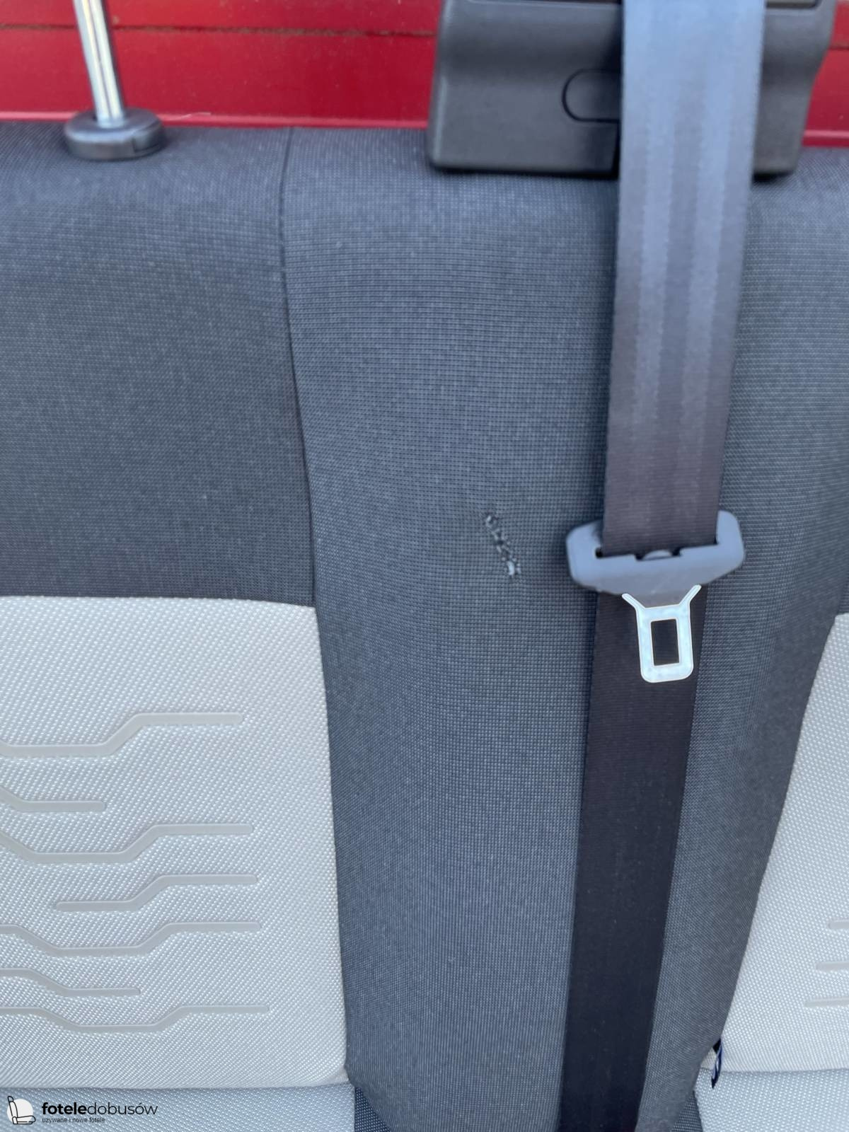 Seat Ford Transit Custom Ecko bench triple rear Crew Cab belts