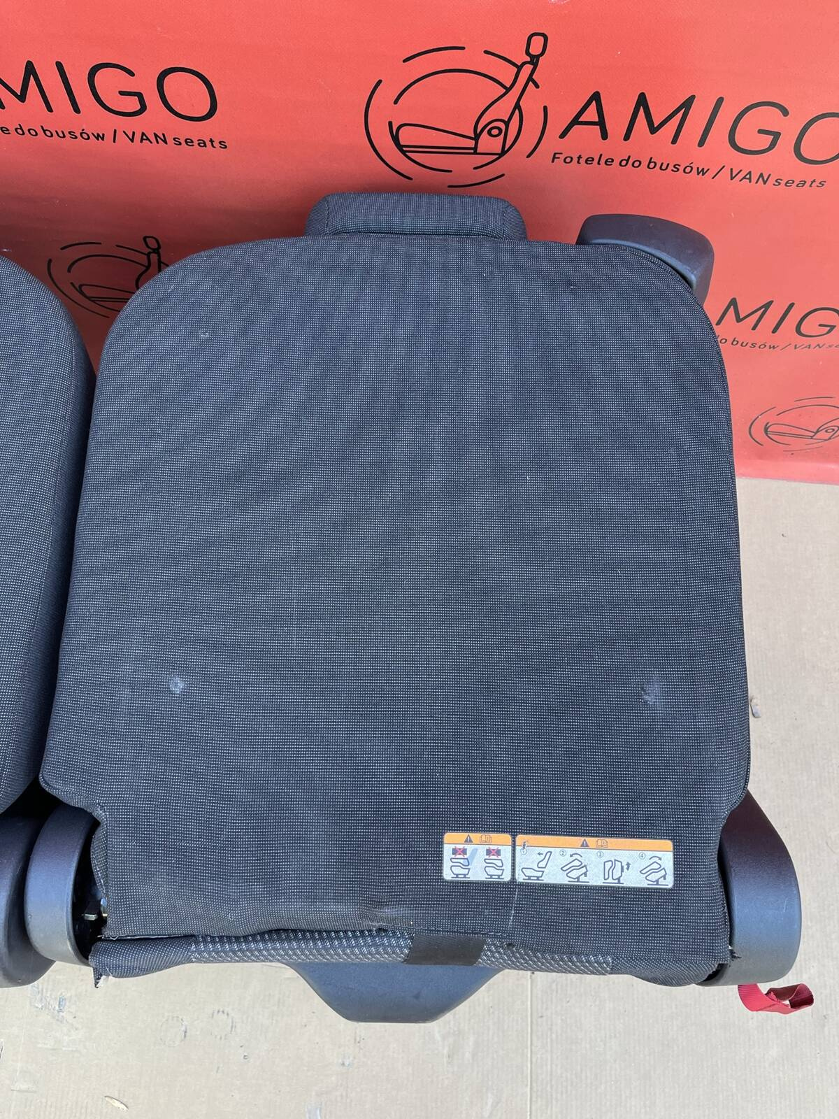 Seat Ford Transit Custom bench rear seats double single LHD TRAXON