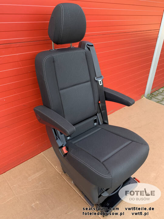 Seat single rear swivel Renault Trafic SpaceClass V-class W447 Black JAVA