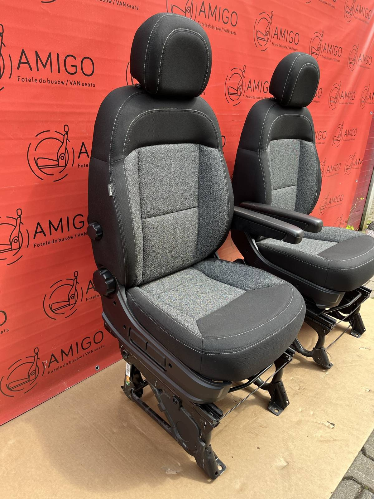 Seats Ram ProMaster Boxer Ducato Relay left right front base driver passenger