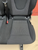 Rear bench seat 2+1 Mercedes V-class W447 Black Santos