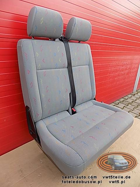 Seat VW T5 double bench passenger seat inca inka LHD front