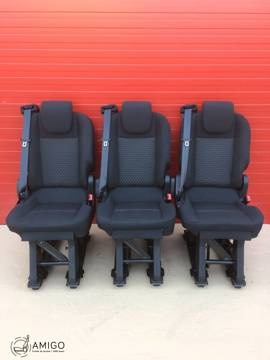 Seat Ford Transit Custom Tourneo bench rear folding seats 3x single seat