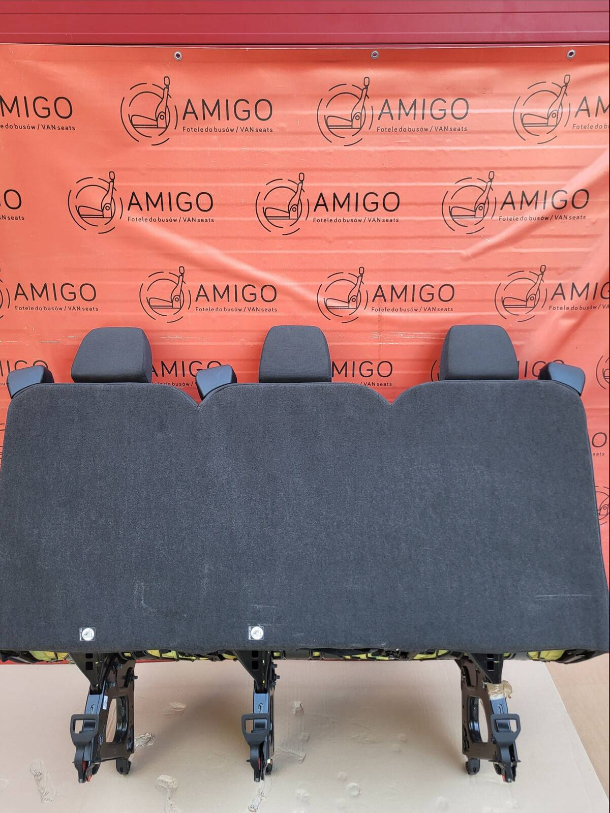 Seat Ford Transit MK8 bench triple rear three-seats V363 Capitol isofix