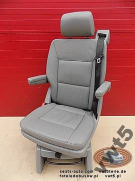 Seat VW T5 Multivan gray leather swivel isofix armrests