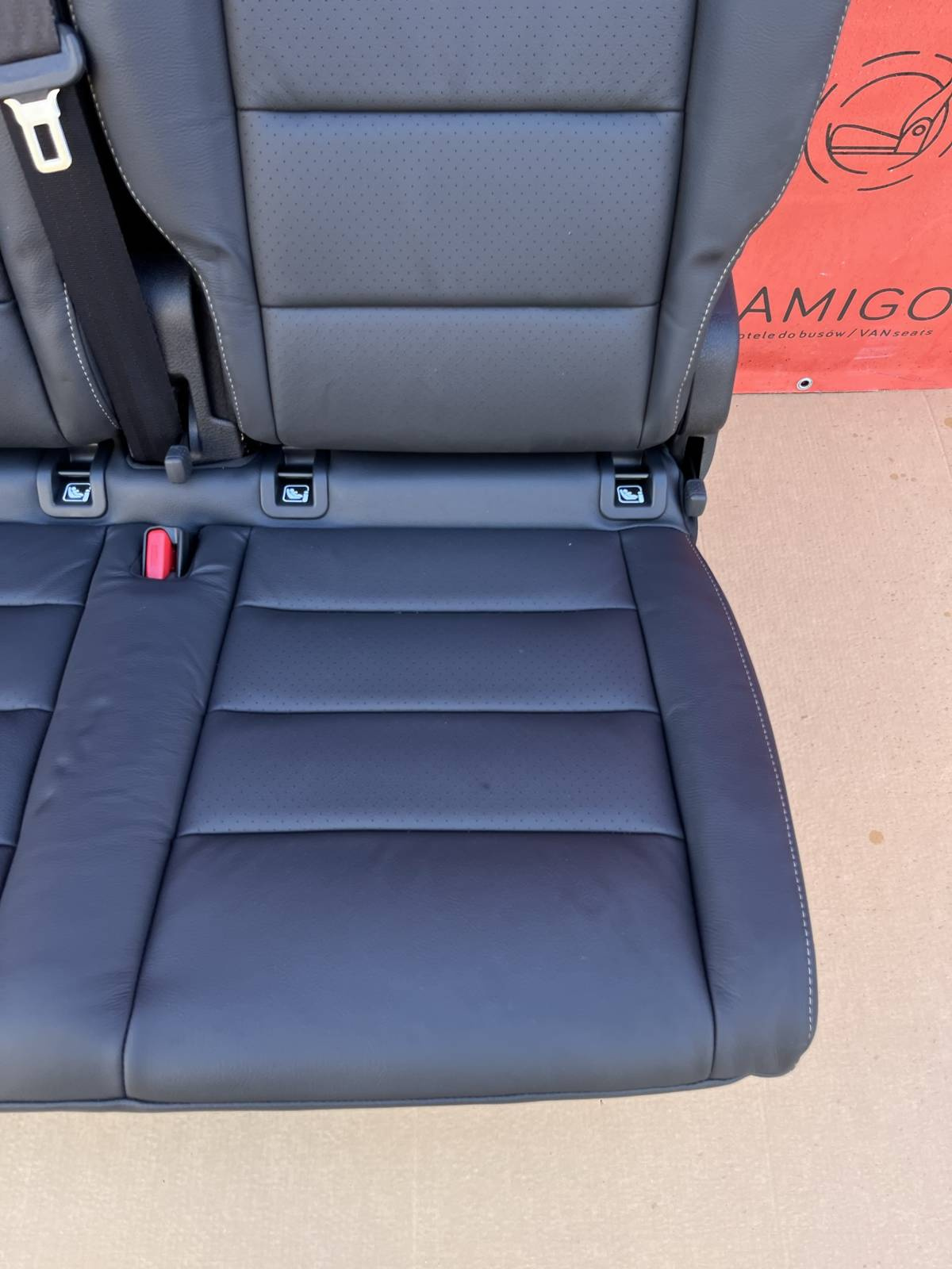 Rear bench seat Traveller Spacetourer Ulysse Zafira Vivaro Proace leather rails