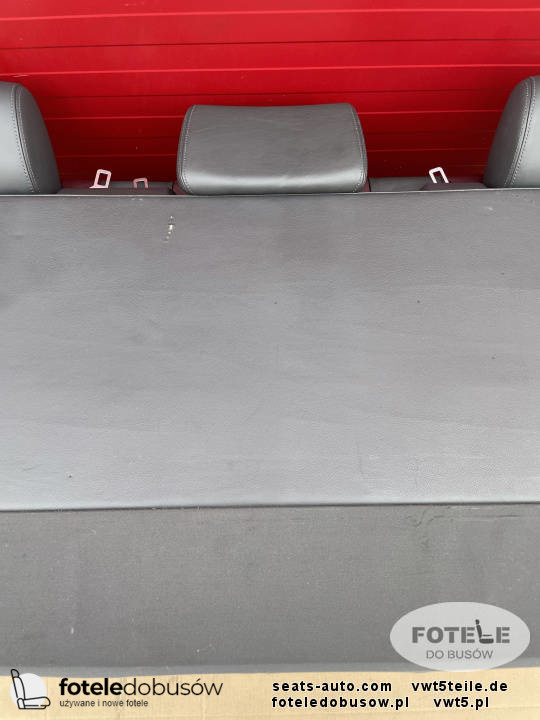 Bench rear triple seat VW T5 anthracite leather Multivan Caravelle CONCERT t6