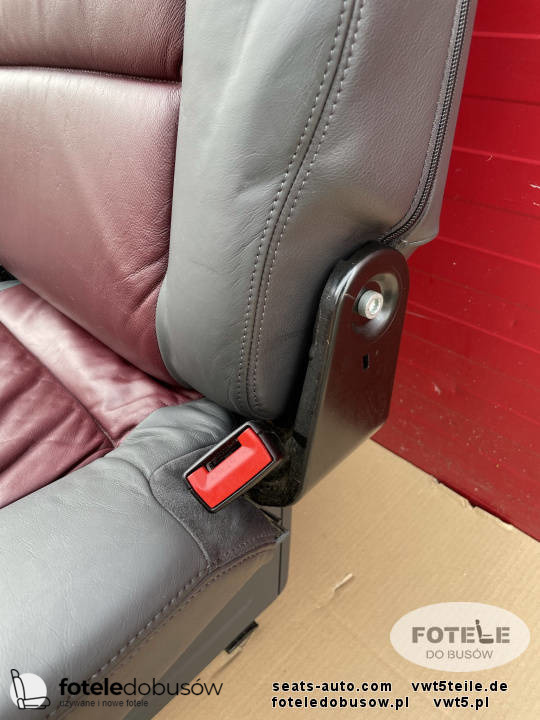 Bench rear triple seat VW T5 anthracite leather Multivan Caravelle CONCERT t6