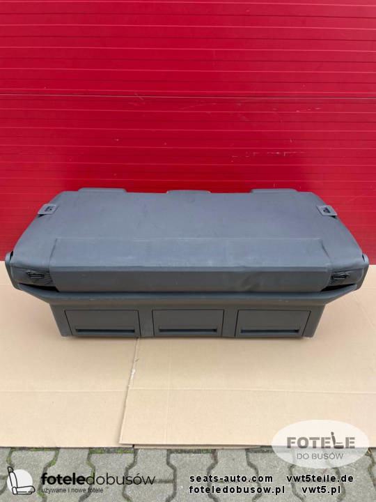 Bench rear triple seat VW T5 anthracite leather Multivan Caravelle CONCERT t6