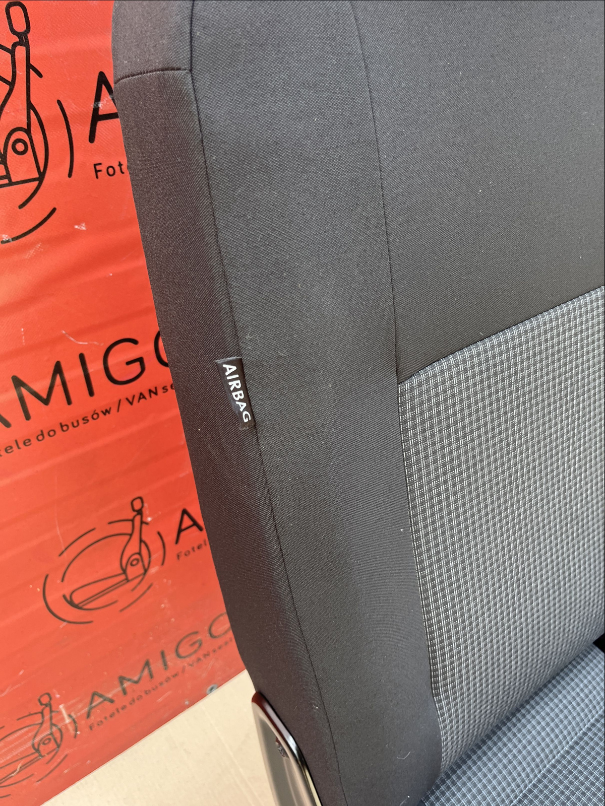 Seat VW T6.1 T6 T5 double front passenger bench Double Grid LHD airbag