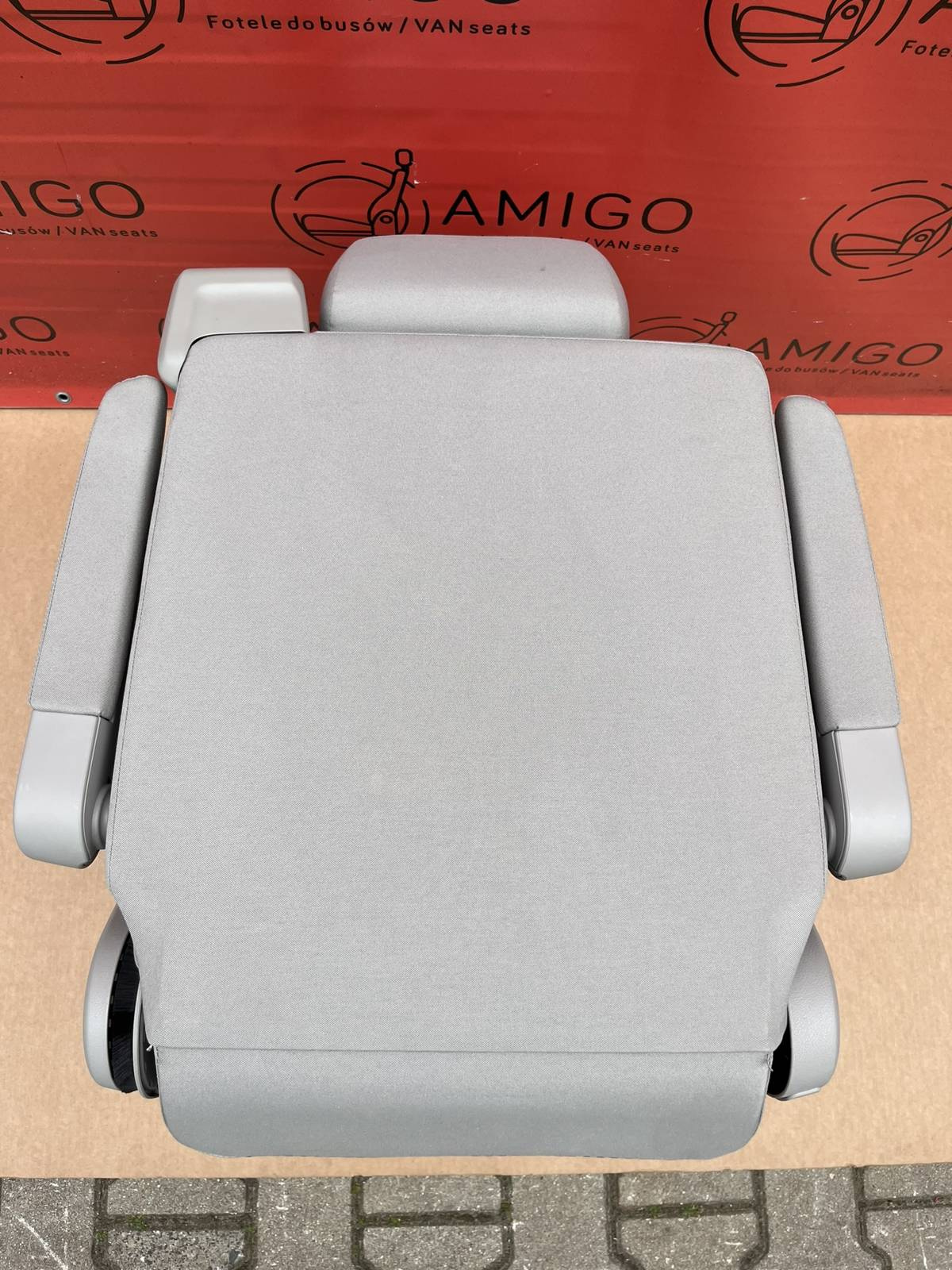 Seat rear VW T6 T5 Multivan Caravelle swivel VISITAMO Grey