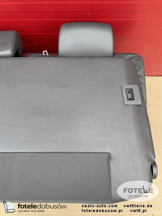 Bench rear triple seat VW T5 anthracite leather Multivan Caravelle CONCERT t6