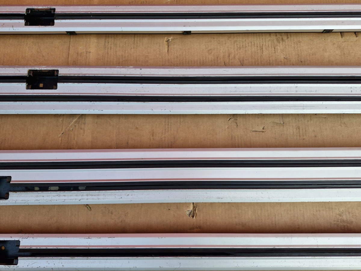 Rear rails for seats double Volkswagen VW T5 Multivan Caravelle SWB set