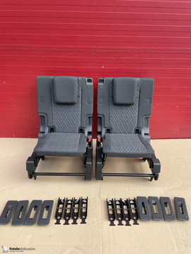 VW Caddy MAXI MK5 Seat rear bench double third row with brackets NEW