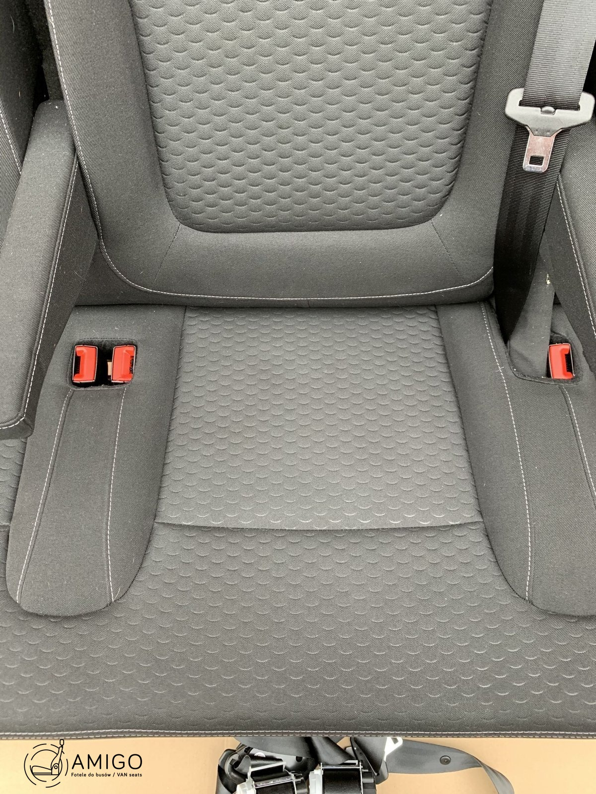 Seat triple bench Renault Trafic Opel Vauxhall Vivaro NV300 Talento belts set