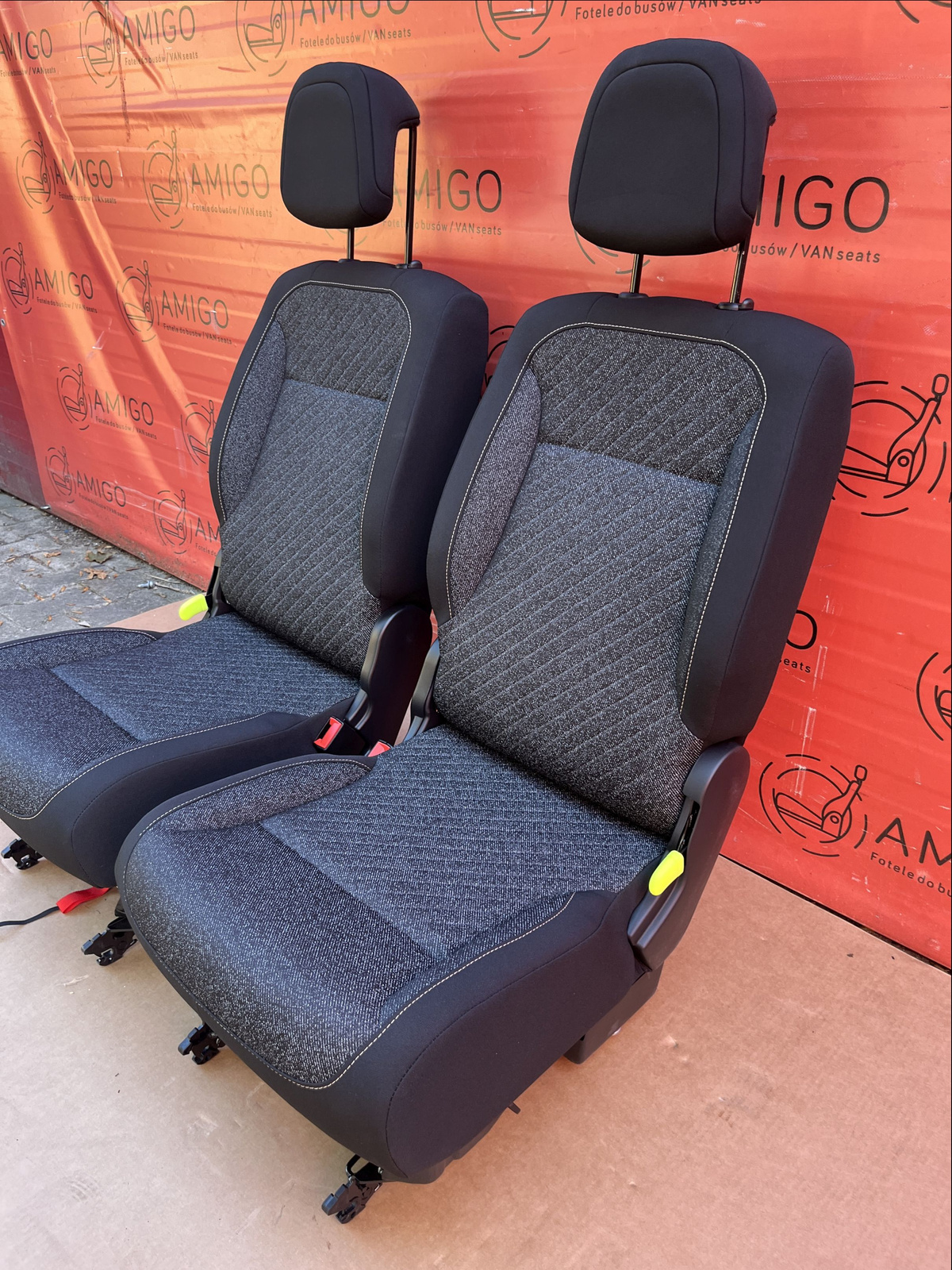 Seats set 3rd row single Berlingo Doblo Combo Partner Rifter ProAce City