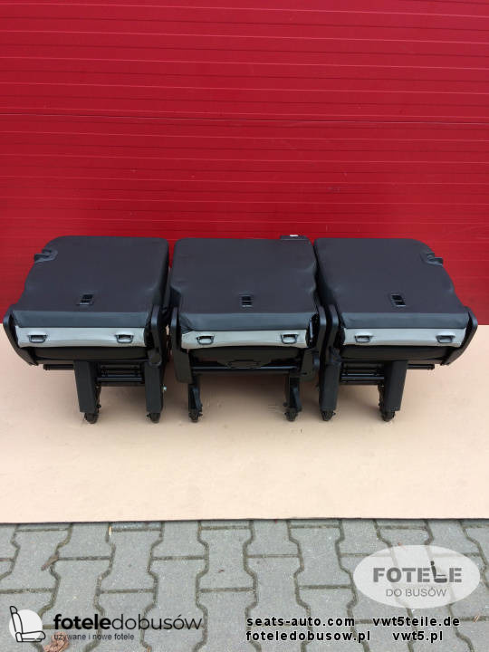 Bench rear triple seat VW T6 Transporter Moonrock Mesh t5 3x single