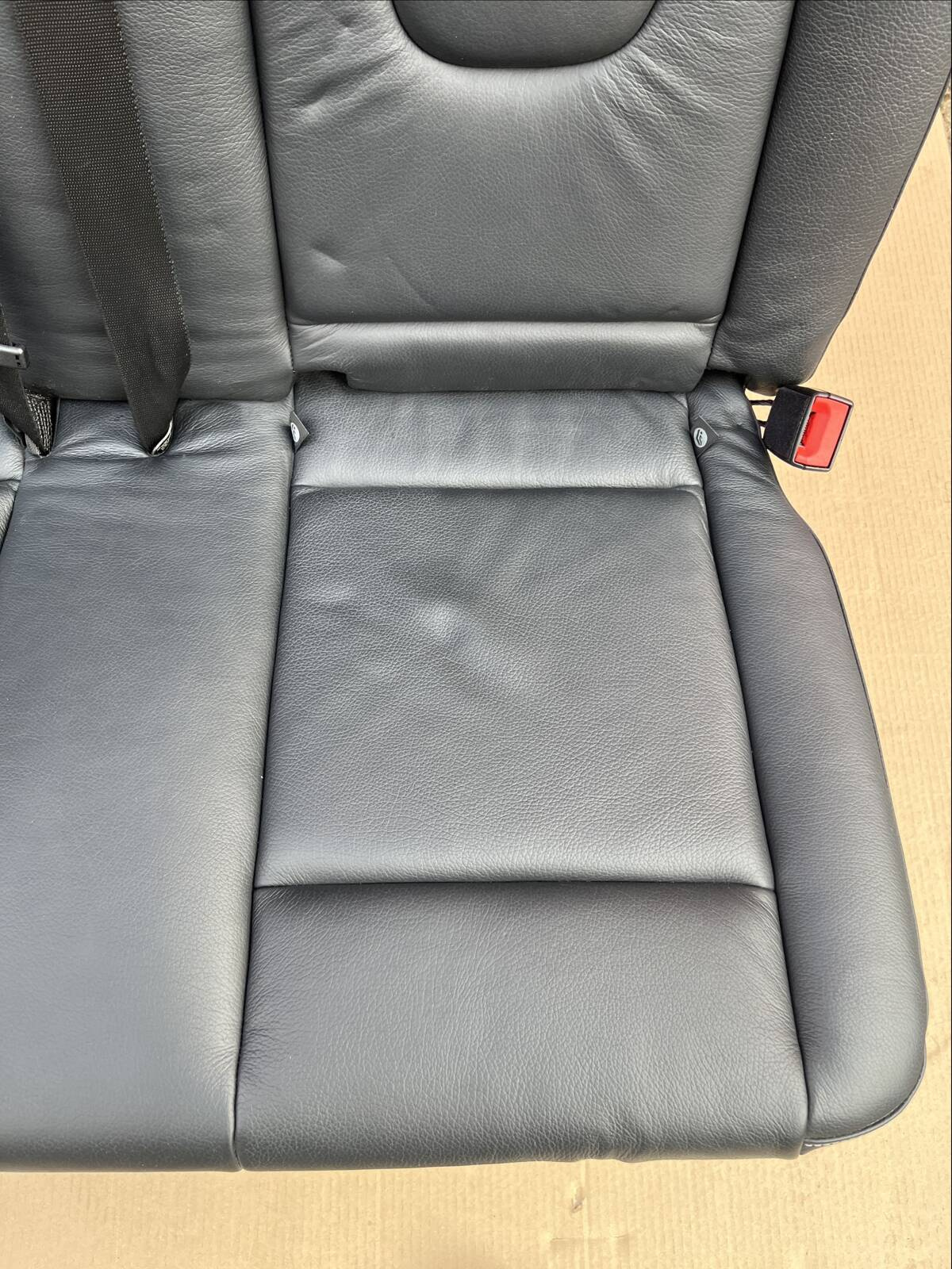 Seat rear bench bed Mercedes V-class W447 Black Lugano Leather