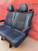 Seat Mercedes Sprinter W906 rear double bench seat with armrests isofix Leatherette