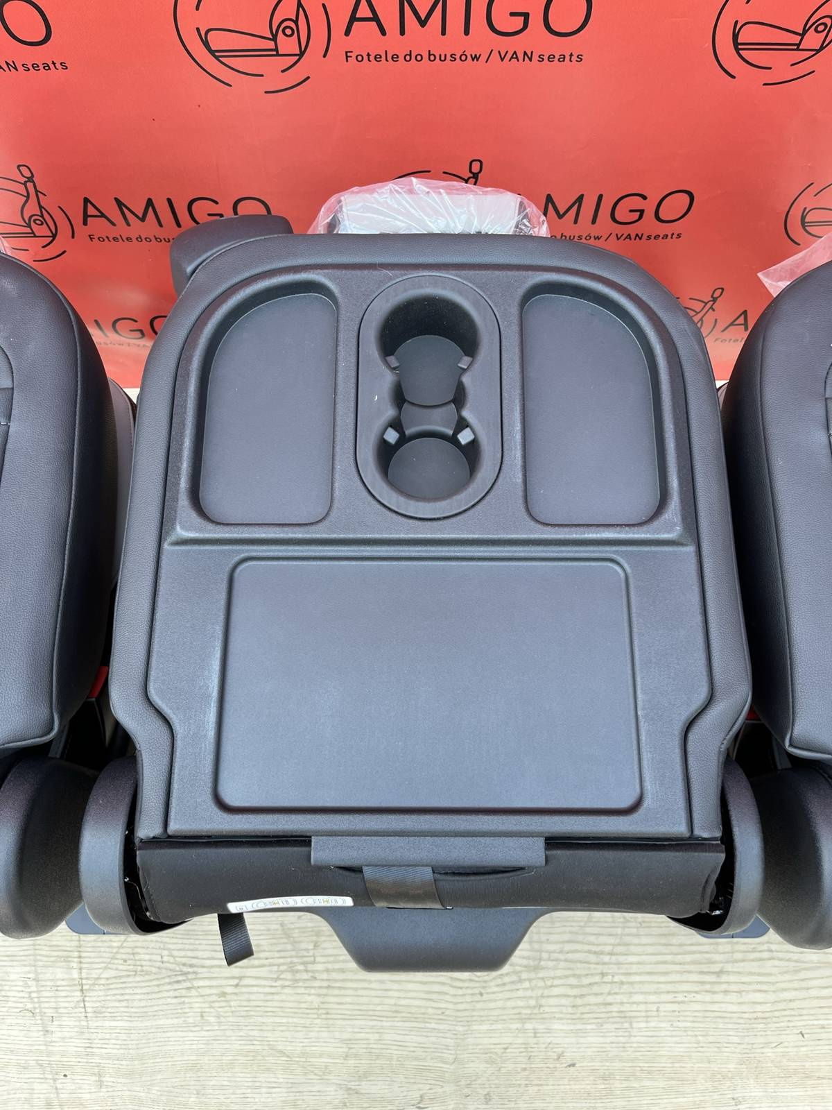 Seat Ford Transit Custom Tourneo bench rear folding seats 3x single seat leather