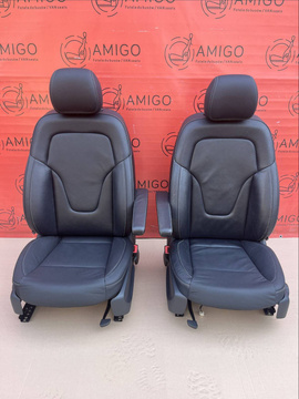 Front Seat Mercedes Vito W447 driver passenger 2014-2024 armrests Lugano Leather