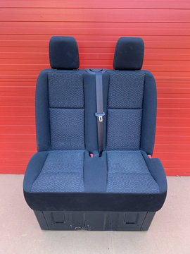 Seat Mercedes Sprinter W907 W910 2018-2025 Bench front double Caluma fabric LHD