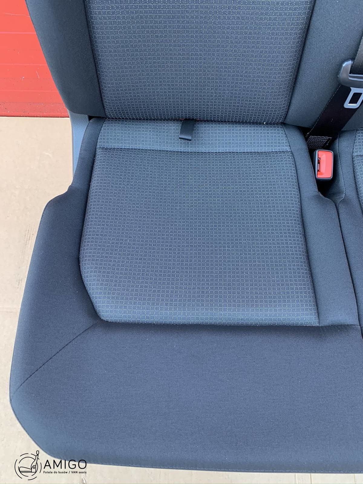 Seat MAN TGE VW Crafter II 2016-2023 double bench passenger seat front LHD