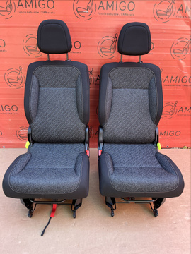 Seats set 3rd row single Berlingo Doblo Combo Partner Rifter ProAce City