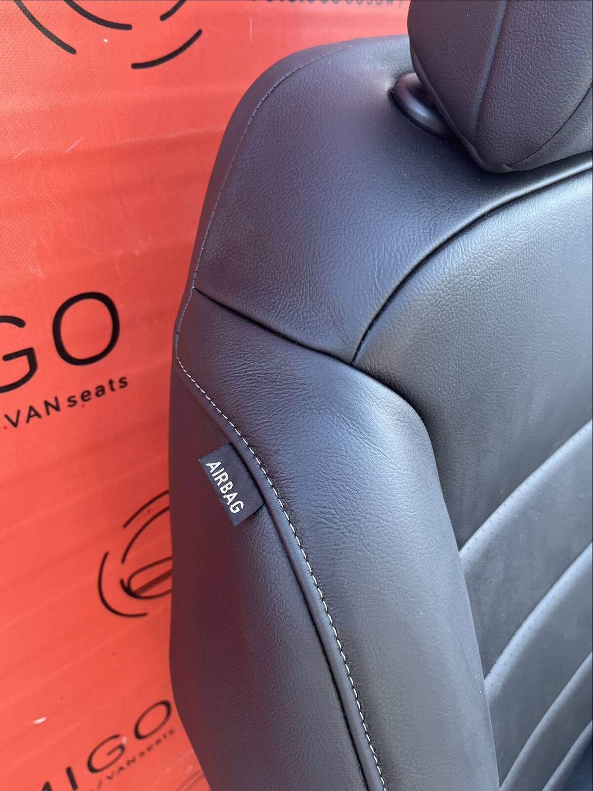 Front passenger driver seats leather Peugeot Traveller Proace Spacetourer Expert Jumpy Zafira Vivaro Scudo