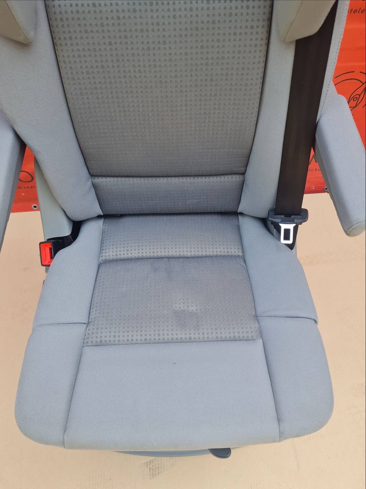Seat VW T5.1 T5 Multivan Caravelle DUO grey swivel rear for child