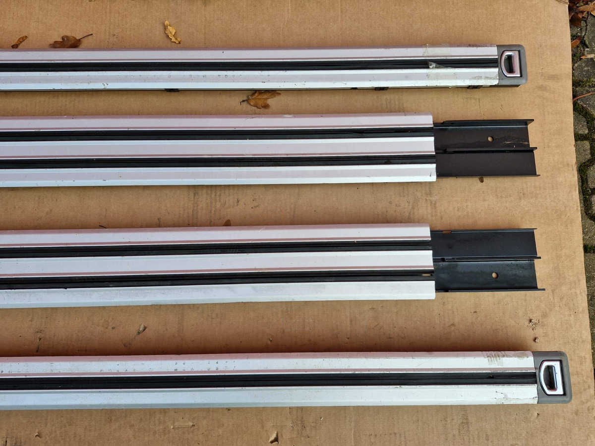 Rear rails for seats double Volkswagen VW T5 Multivan Caravelle SWB set