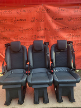 Seat 2+1 Ford Transit Custom 2013-2023 bench rear seats double single LHD