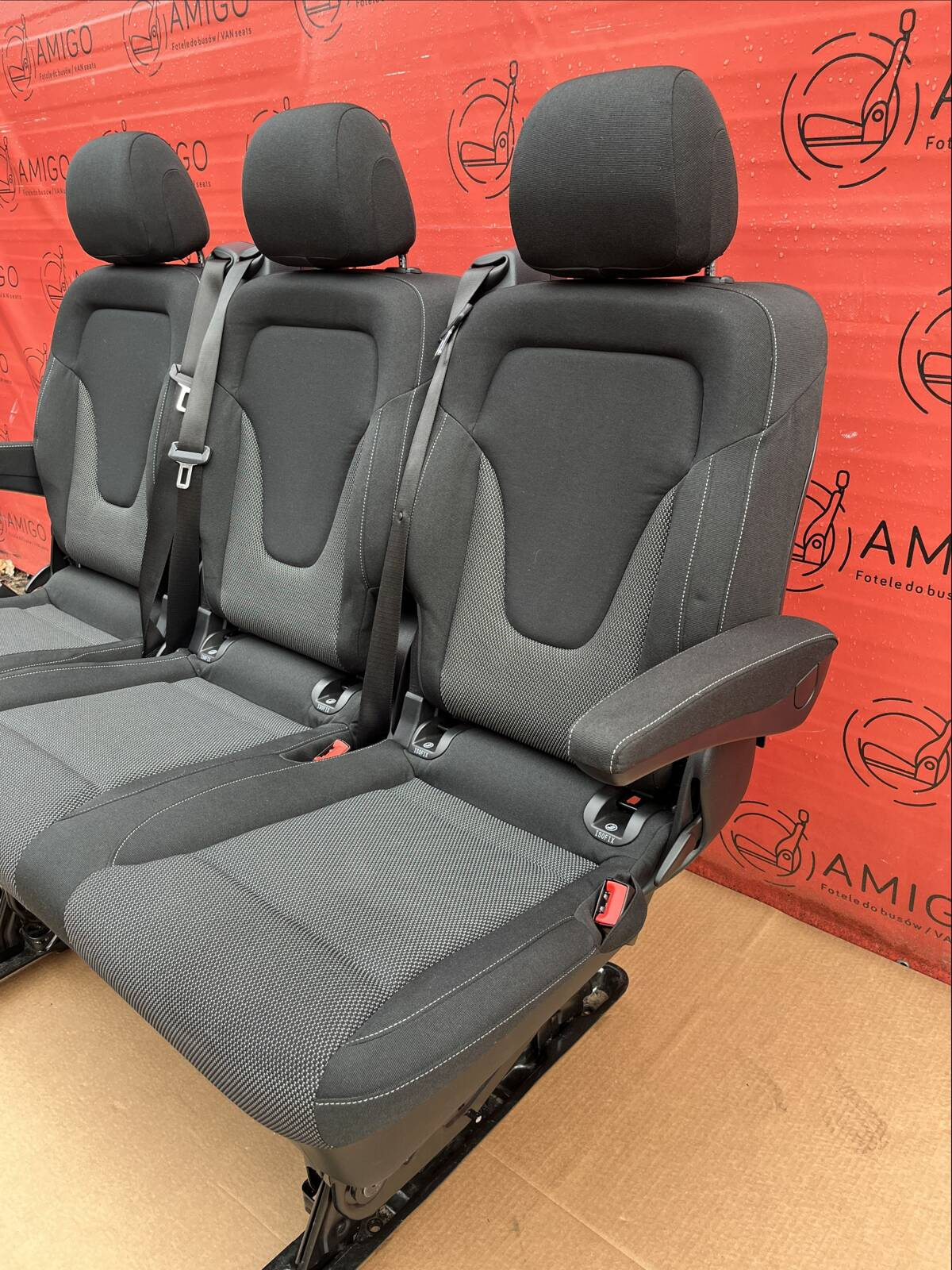 Rear Seat Triple bench single 2+1 MERCEDES W447 V-Class Vito SANTIAGO LHD