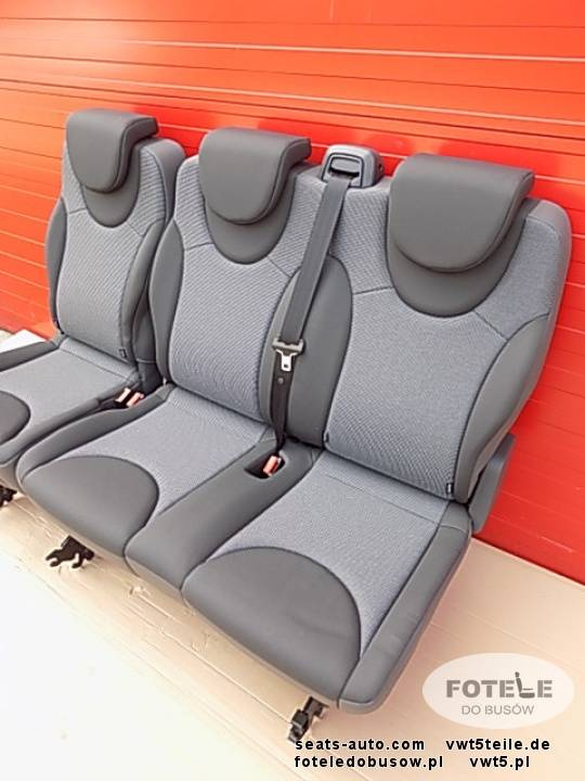 Bench rear triple double single seat Scudo Jumpy Expert ProAce 2006-2016