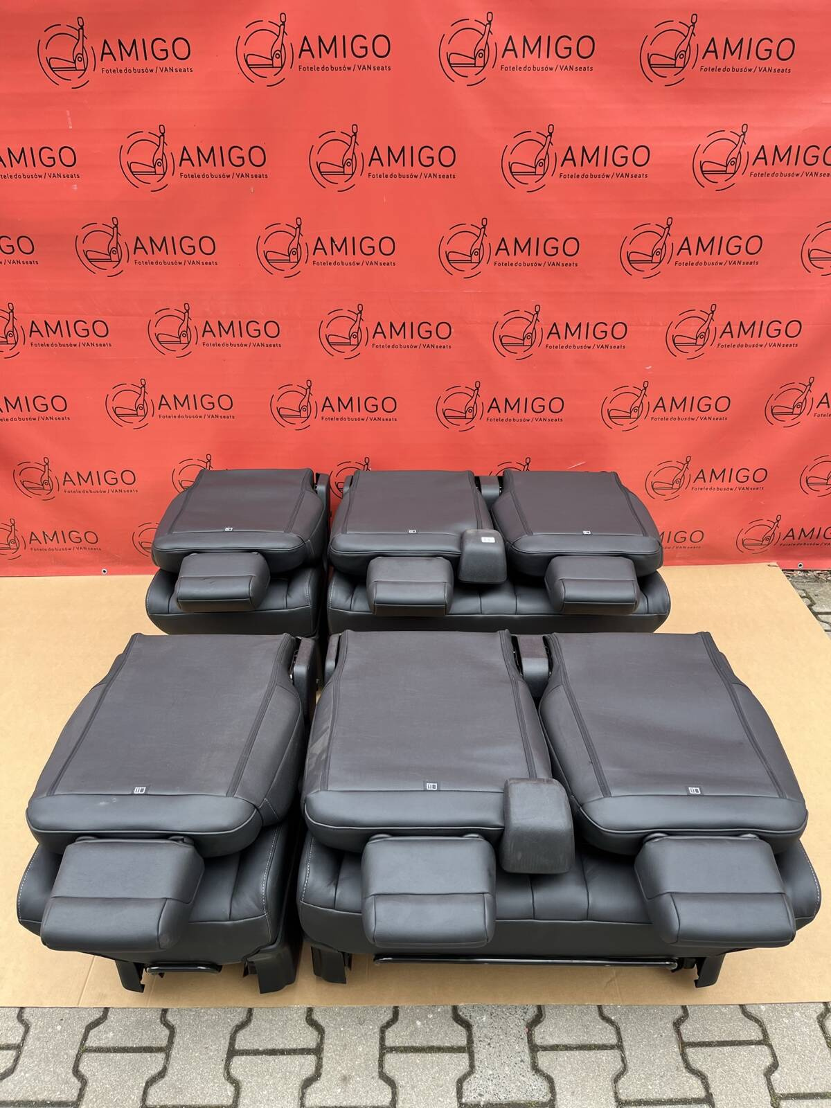 Rear seats bench Traveller Spacetourer Ulysse Zafira Vivaro Proace leather rails