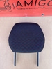 Headrest for seat Peugot Boxer Fiat Ducato Jumper Relay Black with red-grey dots