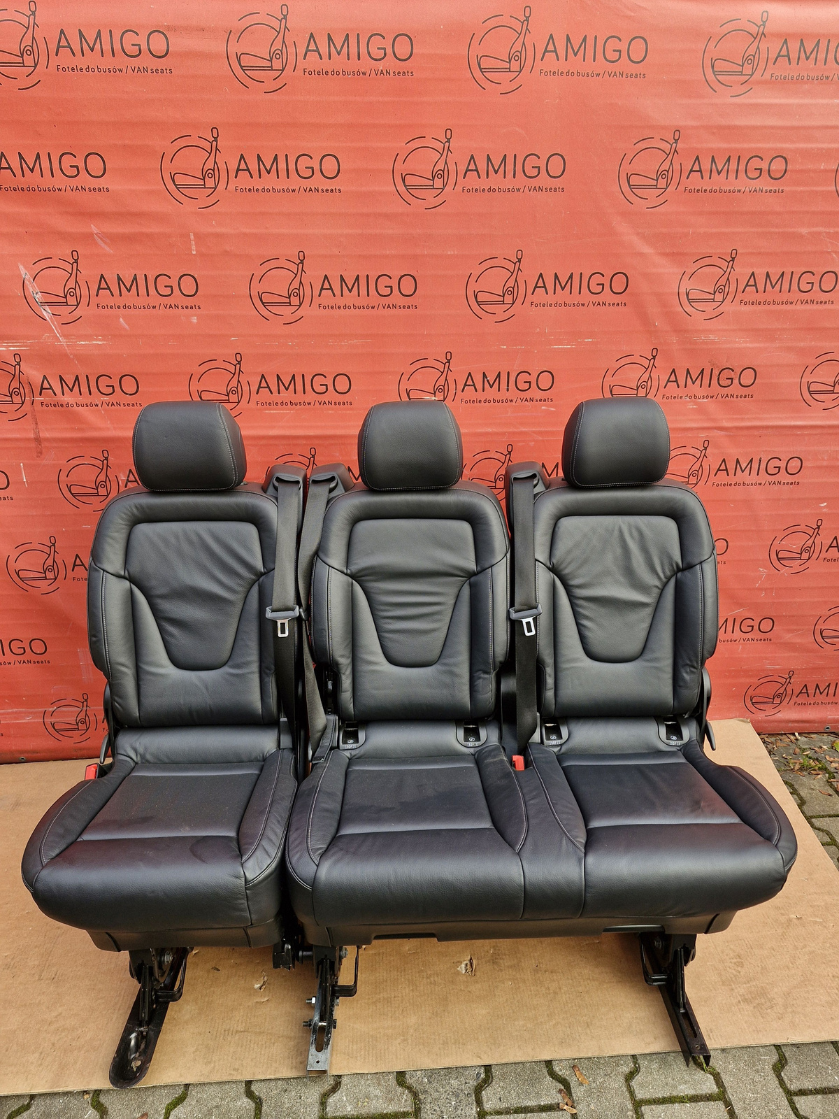 Rear bench seat 2+1 Mercedes V-class W447 lugano leather