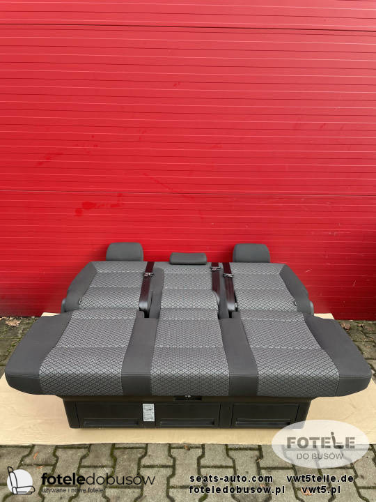 Bench rear triple seat VW T6.1 T6 Quadratic Multivan Caravelle