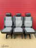 Bench rear triple seat VW T6.1 T6 Transporter SAVONA leather t5 3x single 1+1+1
