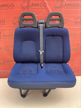 Seat Fiat Ducato Boxer Jumper Relay double front bench cupholder passenger LHD