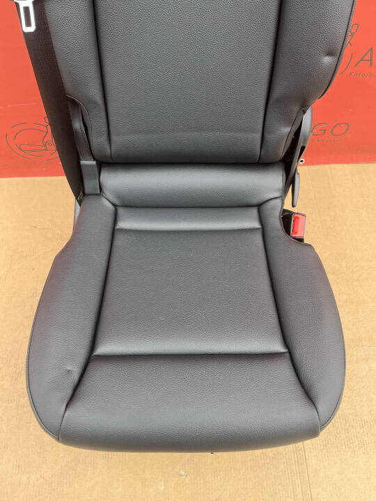 Seat single rear left side Mercedes Vito V-class W447 Black Faux leather folding